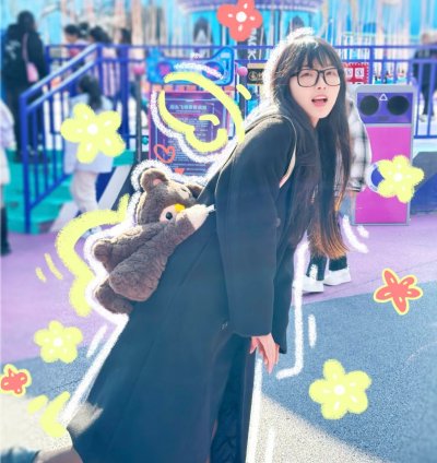 Baby three bear backpack plush blind box