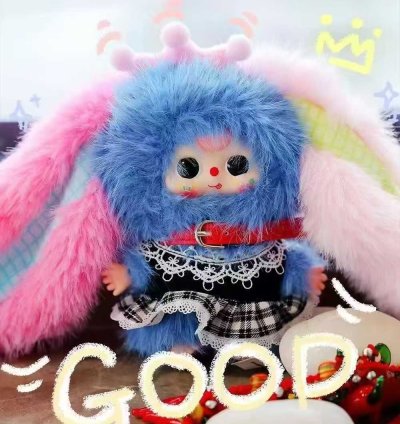 BabyThree Mini Macaron Rabbit Plush Toy Doll Blindbox