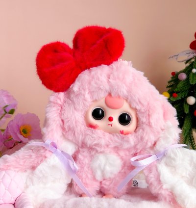 Baby Three Little Rabbit Returns Plush Toy Doll Blindbox