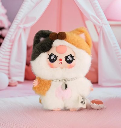 Baby Three Cat and Dog Plush Toy Doll Blindbox
