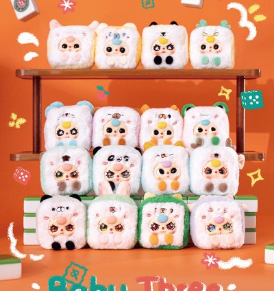 Babythree little mahjong plush blindbox