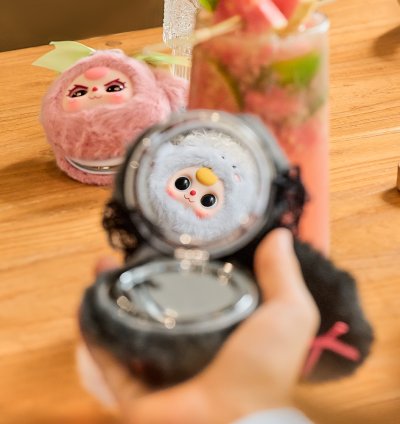 Baby Three Vanity Mirror Plush Toy Doll Blind Box