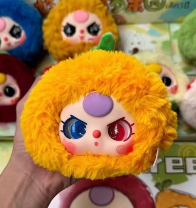 Baby Three 3 Fruit Plush Toy Doll Blindbox