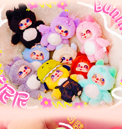BUNINI Macaron Mein Mein Ice Plush Toy Doll Blindbox