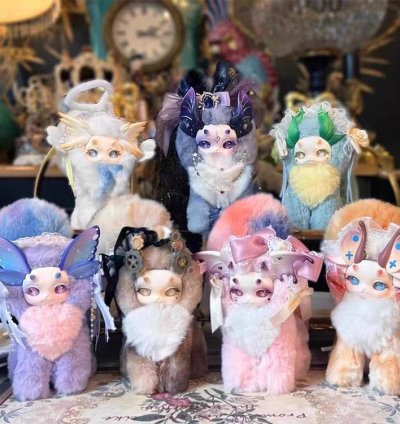 Tutulong v2 Cat-Loong Fantasy Magic Academy Plush Toy Blind Box