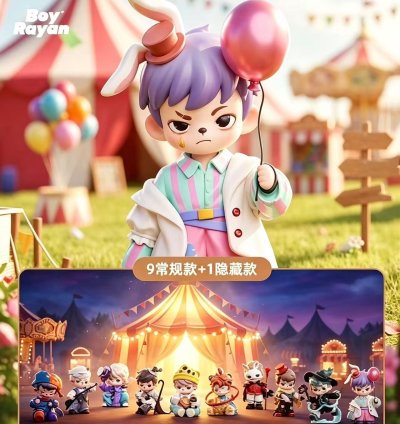 Rayan - Tent No.7 Series Figures Blind Box
