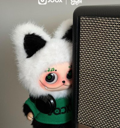 Gismow Joox Tencent Music Co branded Limited Edition Hanging Card Plush Toy Doll Collection