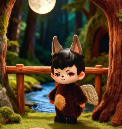 Tnt Rayan's world cannot be without puppy plush blind box doll series collection
