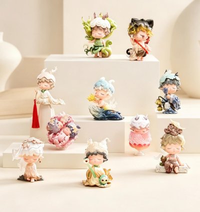 MIMi-Echoes of Mountains and Rivers Series Figures Blind Box Collection
