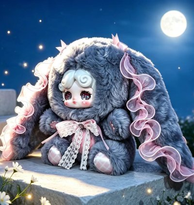 Guoguo's Secret Contract Rabbit Blind Box 800% Series Entertainment Doll