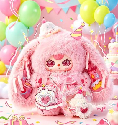 Babythree - Birthday Cake 800% Plush Toy Doll Blind Box Collection