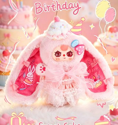 Babythree - Birthday Cake 800% Plush Toy Doll Blind Box Collection