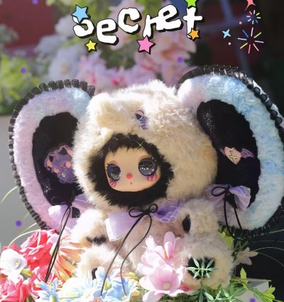 Baby three  Liila's Masquerade party with my girl 600% v3 Plush Toy Doll Blind Box  Collection