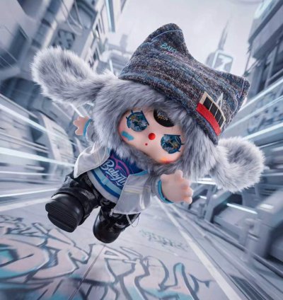 Baby Three - Cool Guy 400% Limited Blind Box Doll Ornament Entertainment Collectibles