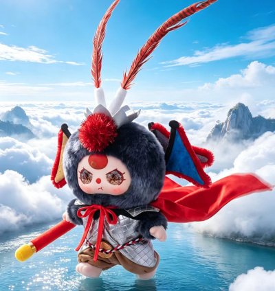 Baby Three - Monkey King 100% Limited Edition Doll Ornament Entertainment Collectibles